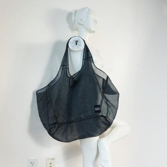 JULIUS Black Slouch Shopper Tote, sheet, oversized large - Picture 1 of 11